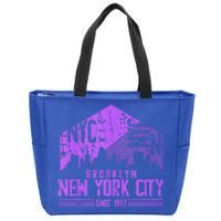 New York City Born In Brooklyn 1987 Zip Tote Bag