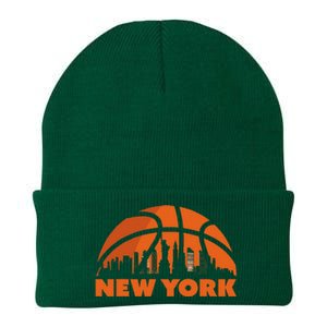 New York City Skyline Basketball Knit Cap Winter Beanie