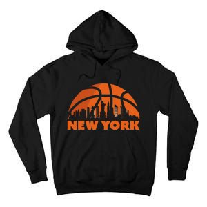 New York City Skyline Basketball Tall Hoodie