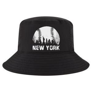 New York City Skyline Baseball Lover Cool Comfort Performance Bucket Hat