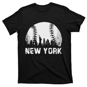 New York City Skyline Baseball Lover T-Shirt