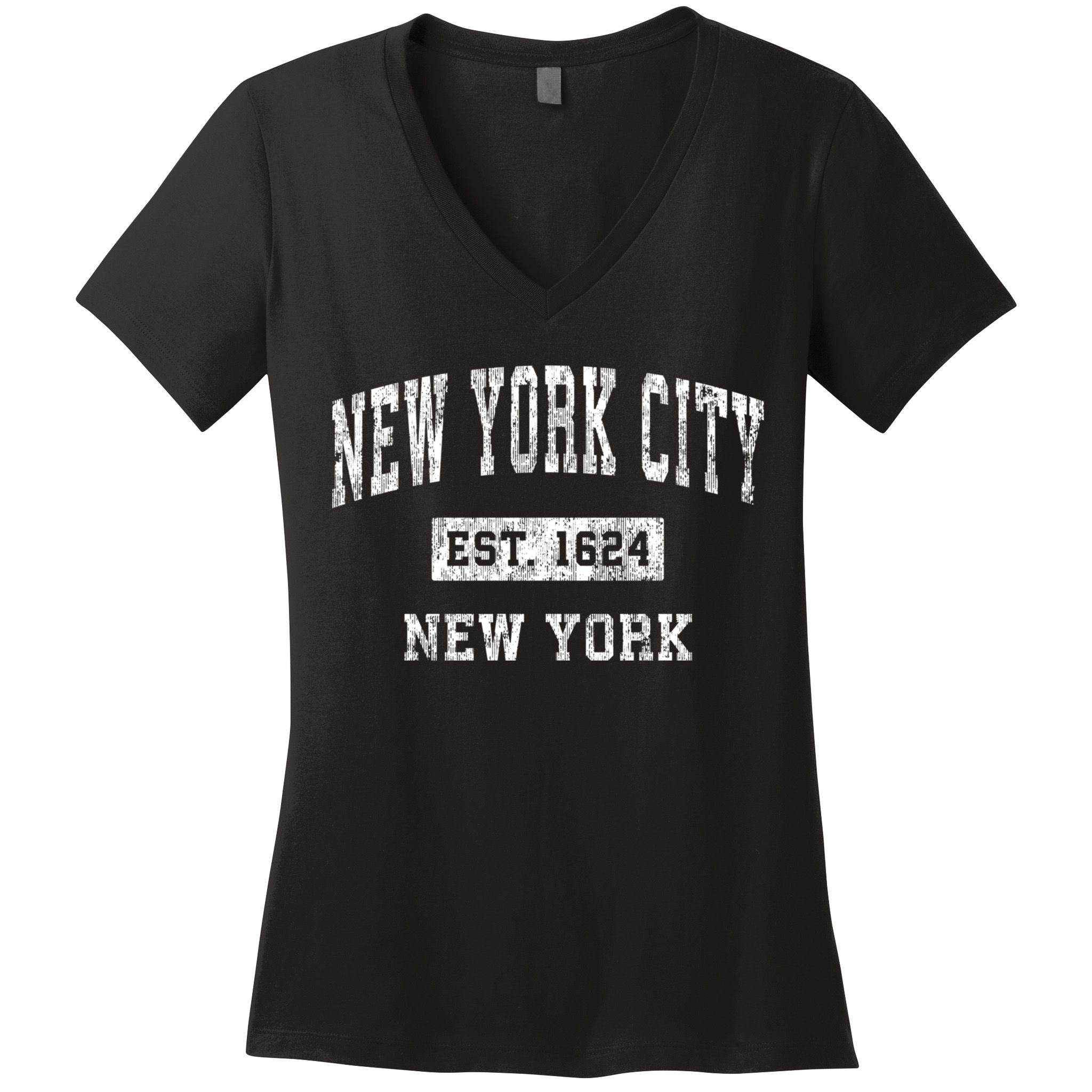 New York City New York Ny Vintage Sports Women's V-Neck T-Shirt
