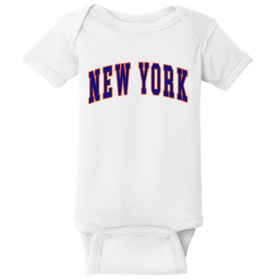 New York City Text Baby Bodysuit