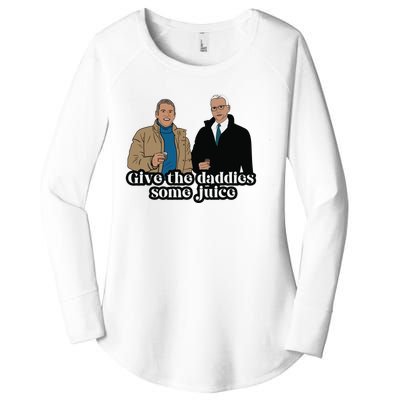 New YearS Eve Give The Daddies Some Juice Women's Perfect Tri Tunic Long Sleeve Shirt