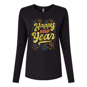 New Years Eve Party Supplies Nye 2024 Happy New Year Gift Womens Cotton Relaxed Long Sleeve T-Shirt