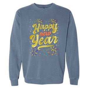 New Years Eve Party Supplies Nye 2024 Happy New Year Gift Garment-Dyed Sweatshirt