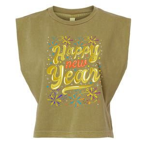 New Years Eve Party Supplies Nye 2024 Happy New Year Gift Garment-Dyed Women's Muscle Tee