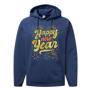 New Years Eve Party Supplies Nye 2024 Happy New Year Gift Performance Fleece Hoodie