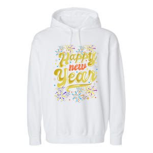 New Years Eve Party Supplies Nye 2024 Happy New Year Gift Garment-Dyed Fleece Hoodie