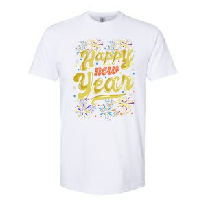 New Years Eve Party Supplies Nye 2024 Happy New Year Gift Softstyle CVC T-Shirt