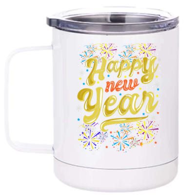 New Years Eve Party Supplies Nye 2024 Happy New Year Gift 12 oz Stainless Steel Tumbler Cup