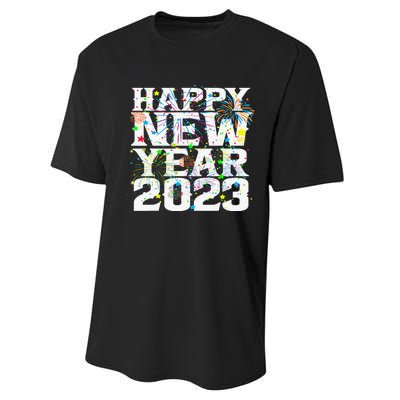 New Years Eve Party Supplies Happy New Year Funny Performance Sprint T-Shirt