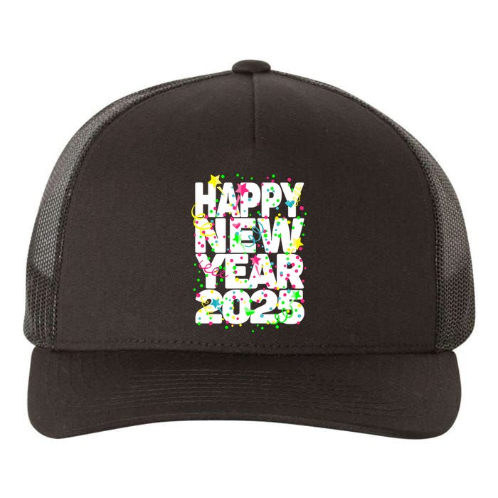 New Years Eve Party Supplies Nye 2025 Happy New Year Yupoong Adult 5-Panel Trucker Hat