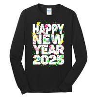 New Years Eve Party Supplies Nye 2025 Happy New Year Tall Long Sleeve T-Shirt