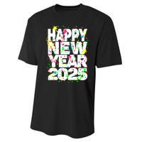 New Years Eve Party Supplies Nye 2025 Happy New Year Performance Sprint T-Shirt