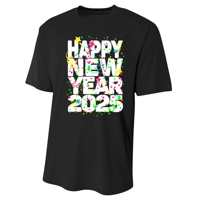 New Years Eve Party Supplies Nye 2025 Happy New Year Performance Sprint T-Shirt