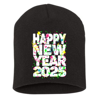 New Years Eve Party Supplies Nye 2025 Happy New Year Short Acrylic Beanie