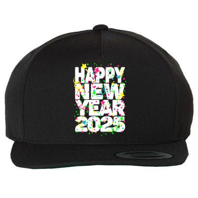 New Years Eve Party Supplies Nye 2025 Happy New Year Wool Snapback Cap