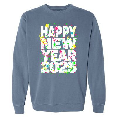 New Years Eve Party Supplies Nye 2025 Happy New Year Garment-Dyed Sweatshirt