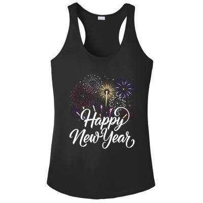 New Years Eve Party Supplies Nye 2024 Happy New Year Ladies PosiCharge Competitor Racerback Tank