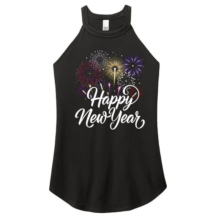 New Years Eve Party Supplies Nye 2024 Happy New Year Women's Perfect Tri Rocker Tank