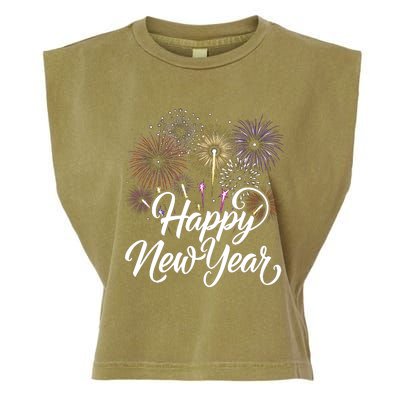 New Years Eve Party Supplies Nye 2024 Happy New Year Garment-Dyed Women's Muscle Tee