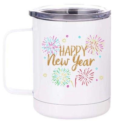 New Years Eve Party Supplies Happy New Year 2022 Great Gift 12 oz Stainless Steel Tumbler Cup