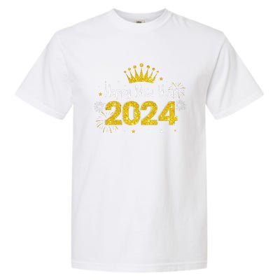 New Years Eve Party Supplies 2024 Happy New Year Fireworks  Garment-Dyed Heavyweight T-Shirt