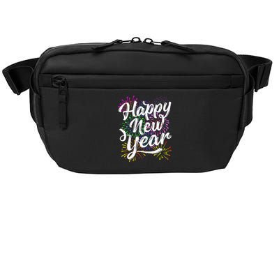 New Years Eve Party Supplies 2024 Happy New Year Fireworks  Crossbody Pack