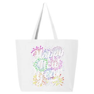 New Years Eve Party Supplies 2024 Happy New Year Fireworks  25L Jumbo Tote