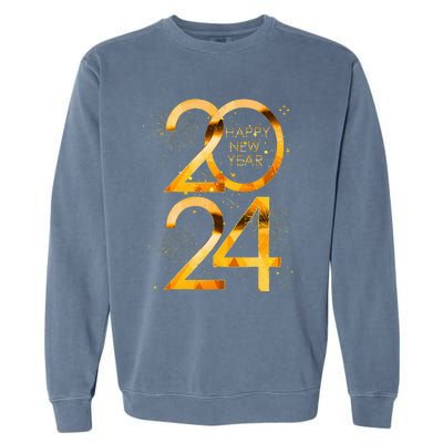 New Years Eve Party Supplies 2024 Happy New Year Fireworks  Garment-Dyed Sweatshirt