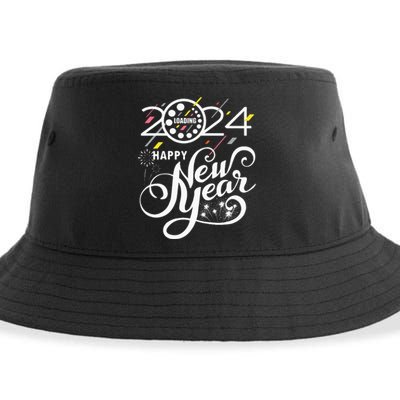 New Years Eve Party Supplies 2024 Happy New Year Fireworks Sustainable Bucket Hat