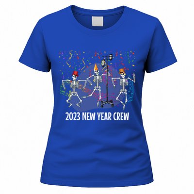 New Years Eve Crew Skeleton Nurse Medical Radiology Ortho Er Great Gift Women's T-Shirt