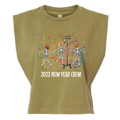 New Years Eve Crew Skeleton Nurse Medical Radiology Ortho Er Great Gift Garment-Dyed Women's Muscle Tee