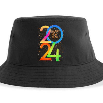 New Year's Eve 2024 Colorful NYE Party Sustainable Bucket Hat