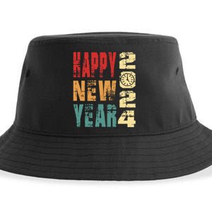 New Years Eve Party Happy new years 2024 Sustainable Bucket Hat