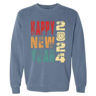 New Years Eve Party Happy new years 2024 Garment-Dyed Sweatshirt