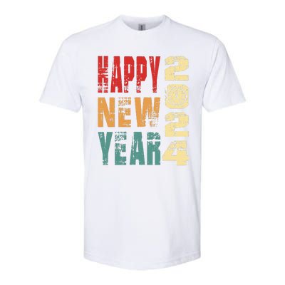 New Years Eve Party Happy new years 2024 Softstyle® CVC T-Shirt