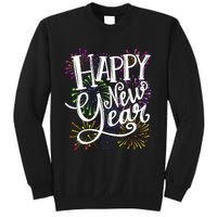 New Years Eve Party Supplies 2024 Happy New Year Fireworks Sweatshirt