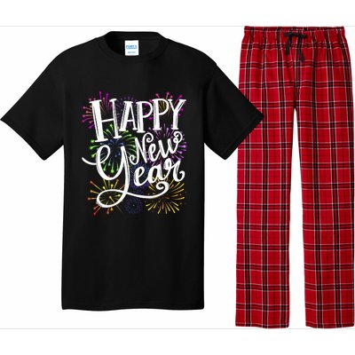 New Years Eve Party Supplies 2024 Happy New Year Fireworks Pajama Set