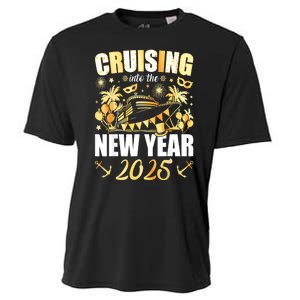 New Years Eve Party Cruising Into 2025 Favors Family Holiday Gift Cooling Performance Crew T-Shirt