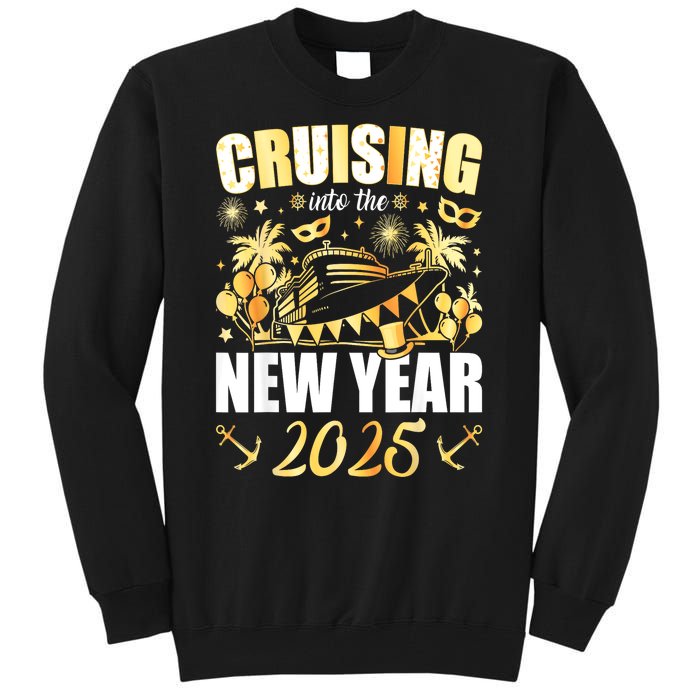 New Years Eve Party Cruising Into 2025 Favors Family Holiday Gift Tall Sweatshirt