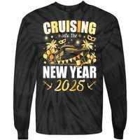 New Years Eve Party Cruising Into 2025 Favors Family Holiday Gift Tie-Dye Long Sleeve Shirt