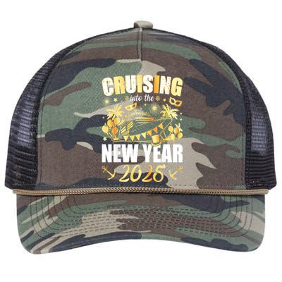 New Years Eve Party Cruising Into 2025 Favors Family Holiday Gift Retro Rope Trucker Hat Cap