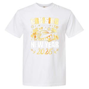 New Years Eve Party Cruising Into 2025 Favors Family Holiday Gift Garment-Dyed Heavyweight T-Shirt