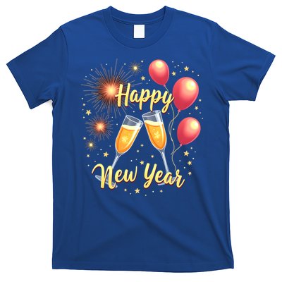 New Years Eve Happy New Year Party Supplies Fireworks Gift T-Shirt