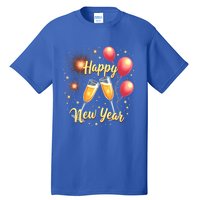 New Years Eve Happy New Year Party Supplies Fireworks Gift Tall T-Shirt