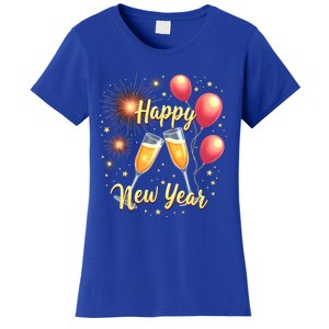 New Years Eve Happy New Year Party Supplies Fireworks Gift Women's T-Shirt