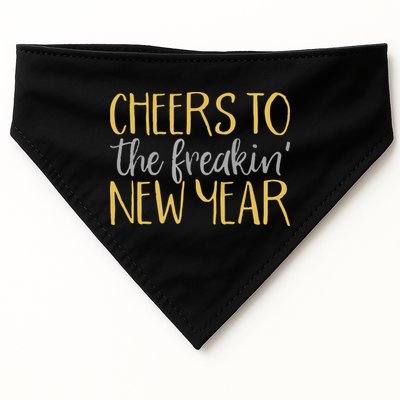 New Years Eve For Funny Happy New Year Party USA-Made Doggie Bandana