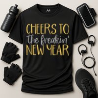 New Years Eve For Funny Happy New Year Party Cooling Performance Crew T-Shirt